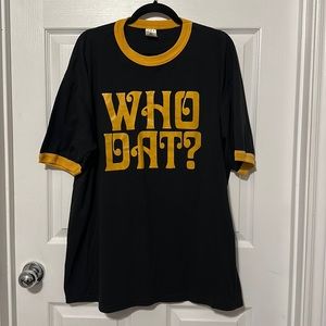 Who Dat Saints 2X Shirt